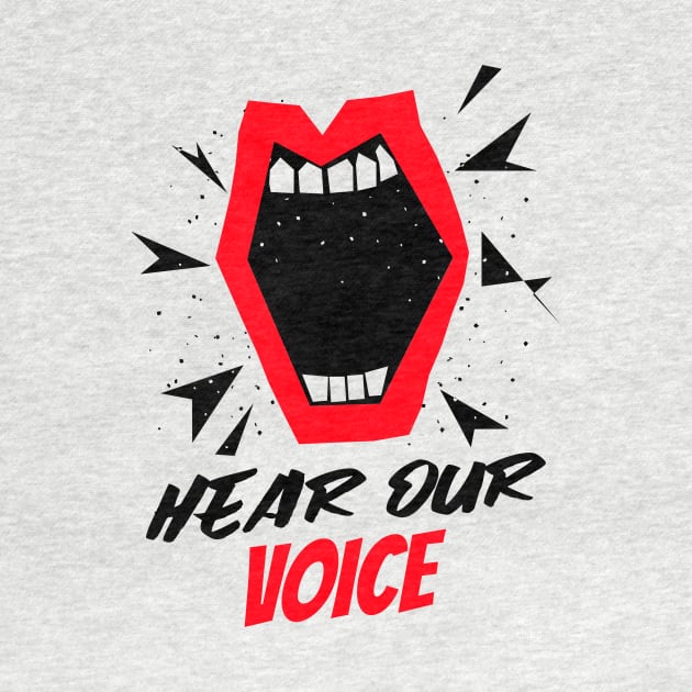 Hear Our Voice / Black Lives Matter / Equality For All by Redboy